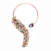 Collar Choker de Strass Multicolor - Gargantilla de Cristales Tendencia - Joyería Fina para Mujer