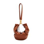 Bolso Bandolera Diseño Único - Estilo Dumpling con Pliegues y Asa de Hombro