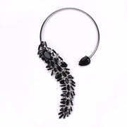 Collar Choker de Strass Multicolor - Gargantilla de Cristales Tendencia - Joyería Fina para Mujer