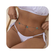 Cadena de cintura de strass - Joyas-Para-Mujer.com