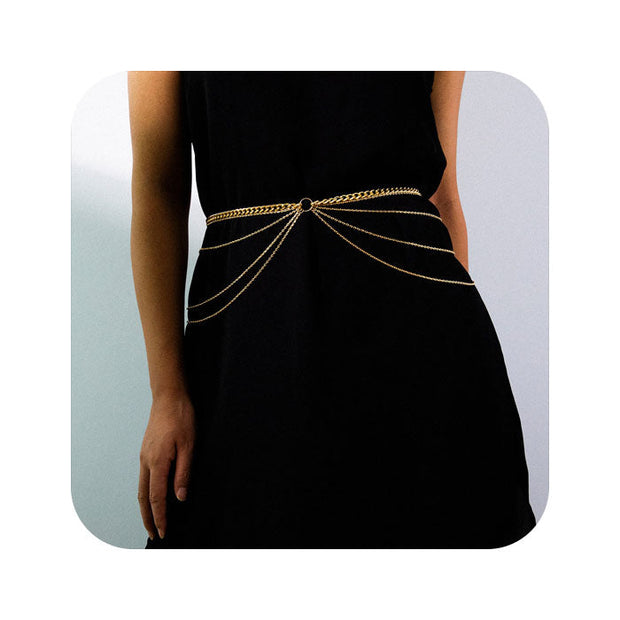 Cadena de vientre oro - Joyas-Para-Mujer.com