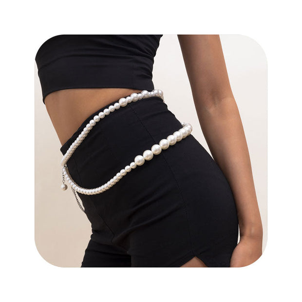 Cadena de vientre Perla - Joyas-Para-Mujer.com