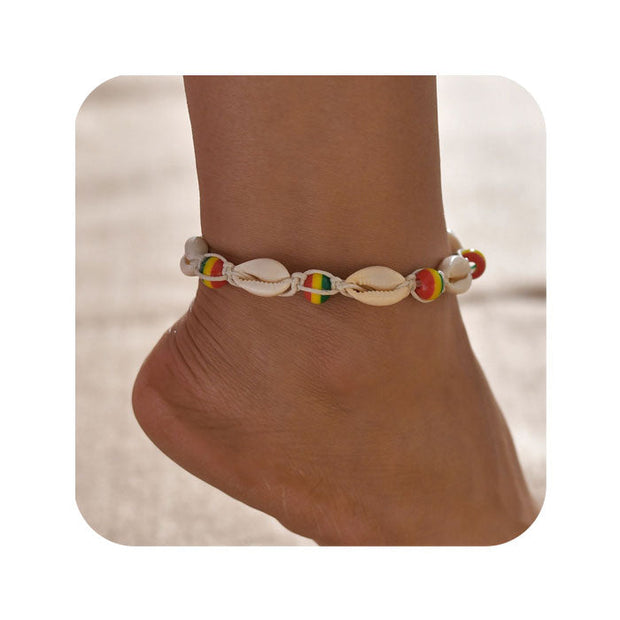 Tobillera con concha - Joyas-Para-Mujer.com