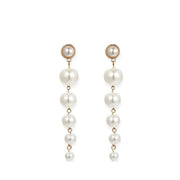 Aro cadenita perla - Joyas-Para-Mujer.com