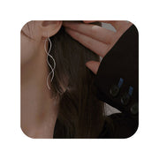 Pendiente curvado - Joyas-Para-Mujer.com