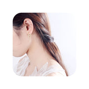 Aro pendiente cadena - Joyas-Para-Mujer.com