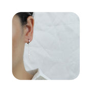 Pendiente cruz grande - Joyas-Para-Mujer.com