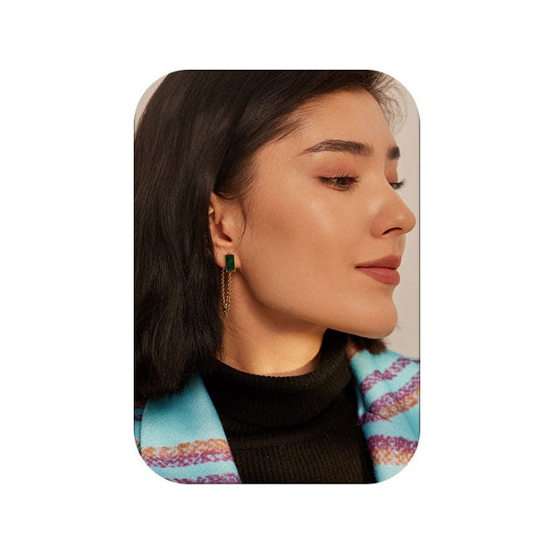 Pendiente de acero inoxidable - Joyas-Para-Mujer.com