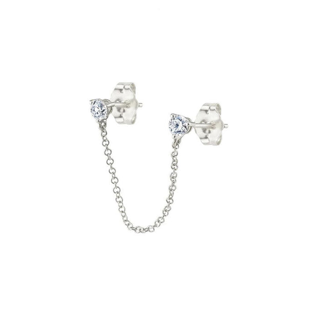 Pendiente colgante diamante falso - Joyas-Para-Mujer.com