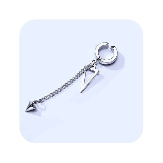 Pendiente hombre cadena - Joyas-Para-Mujer.com