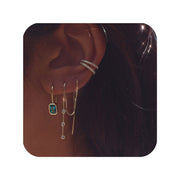 Pendiente trasversal para mujer - Joyas-Para-Mujer.com