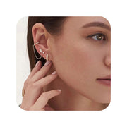 Pendiente doble - Joyas-Para-Mujer.com