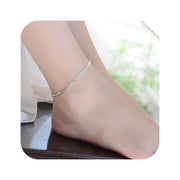 Tobillera de plata - Joyas-Para-Mujer.com