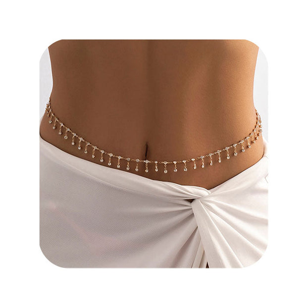 Cadena de cuerpo vientre - Joyas-Para-Mujer.com