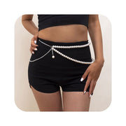 Cadena de vientre Perla - Joyas-Para-Mujer.com