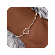 Tobillera de strass - Joyas-Para-Mujer.com