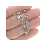 Pendiente hélix plata - Joyas-Para-Mujer.com